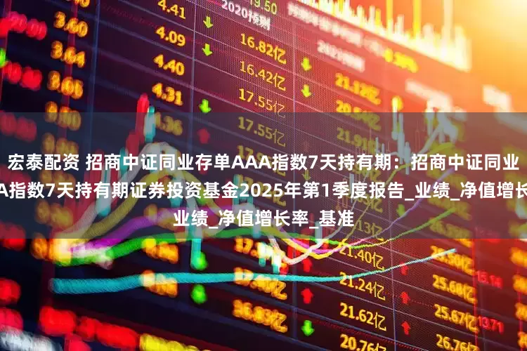 宏泰配资 招商中证同业存单AAA指数7天持有期：招商中证同业存单AAA指数7天持有期证券投资基金2025年第1季度报告_业绩_净值增长率_基准