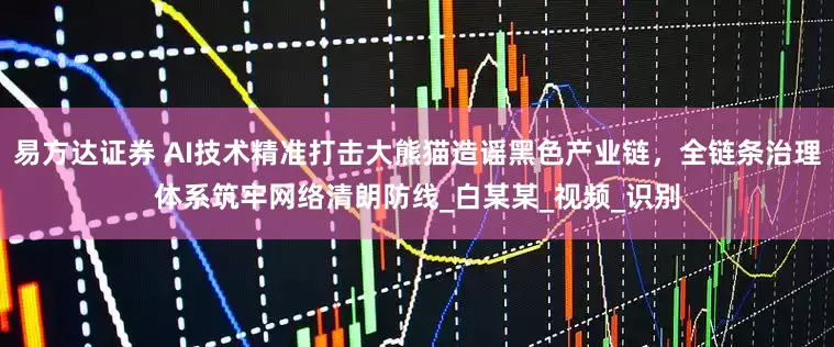 易方达证券 AI技术精准打击大熊猫造谣黑色产业链，全链条治理体系筑牢网络清朗防线_白某某_视频_识别