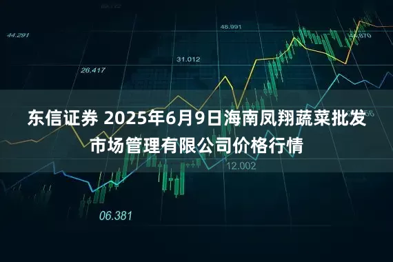 东信证券 2025年6月9日海南凤翔蔬菜批发市场管理有限公司价格行情